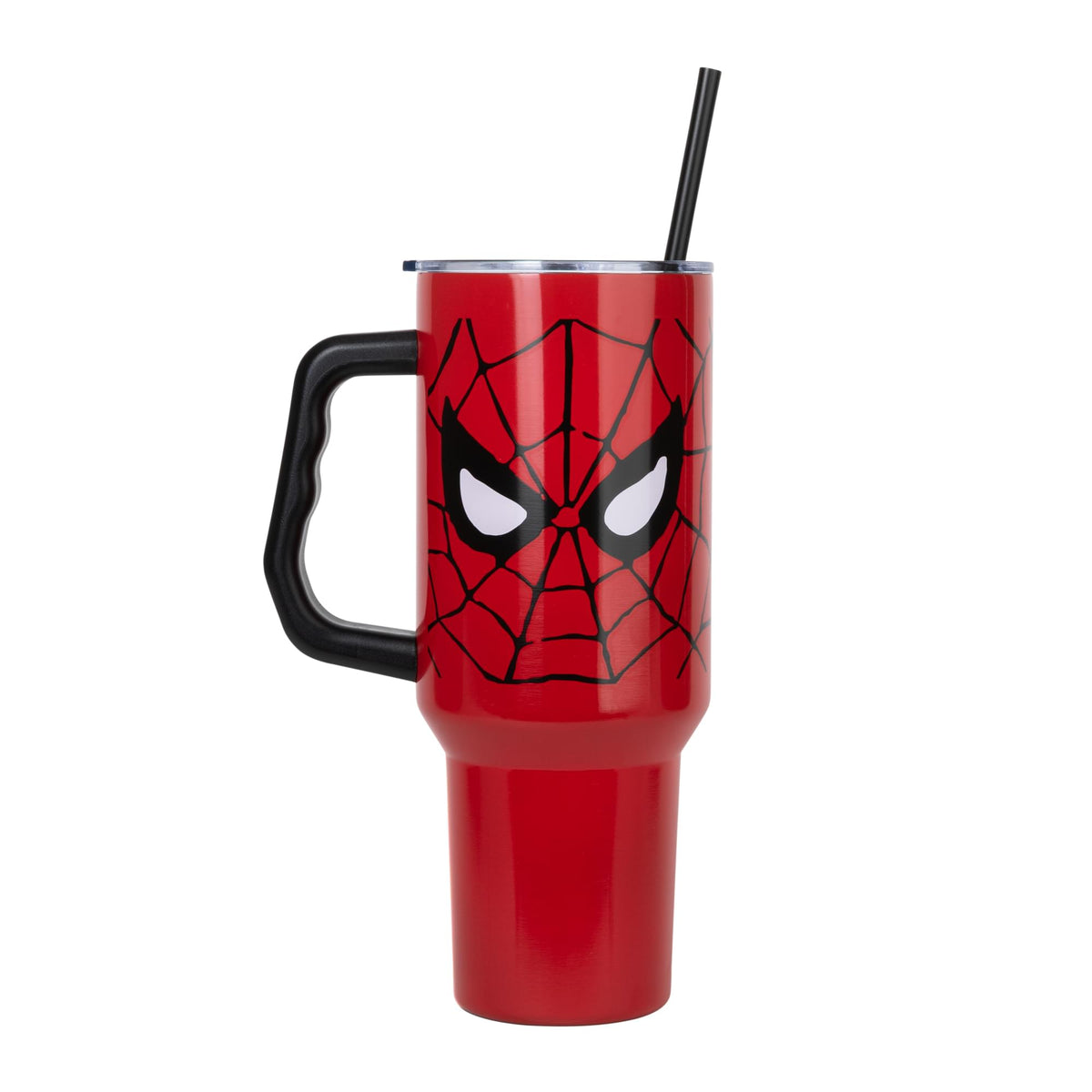 Marvel Spider-Man Face 40-Ounce Stainless Steel Tumbler With Handle