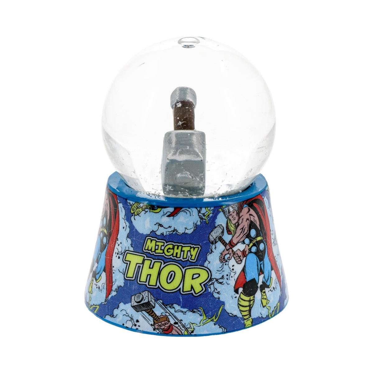 Marvel Thor's Hammer Mjolnir 3-Inch Mini Light-Up Snow Globe