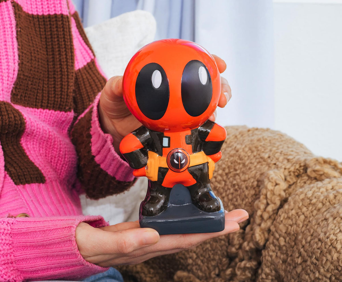 Marvel Deadpool Chibi 9-Inch Ceramic Money Bank