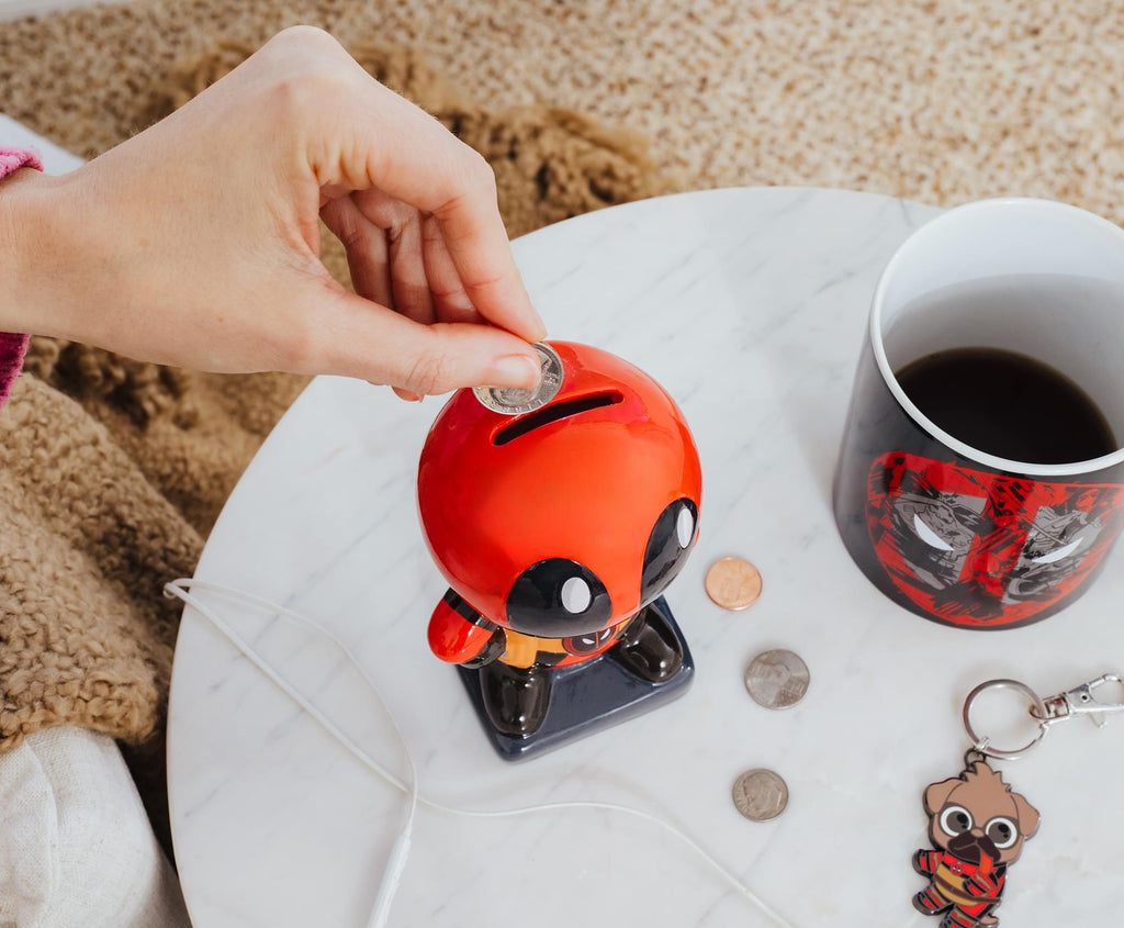 Marvel Deadpool Chibi 9-Inch Ceramic Money Bank