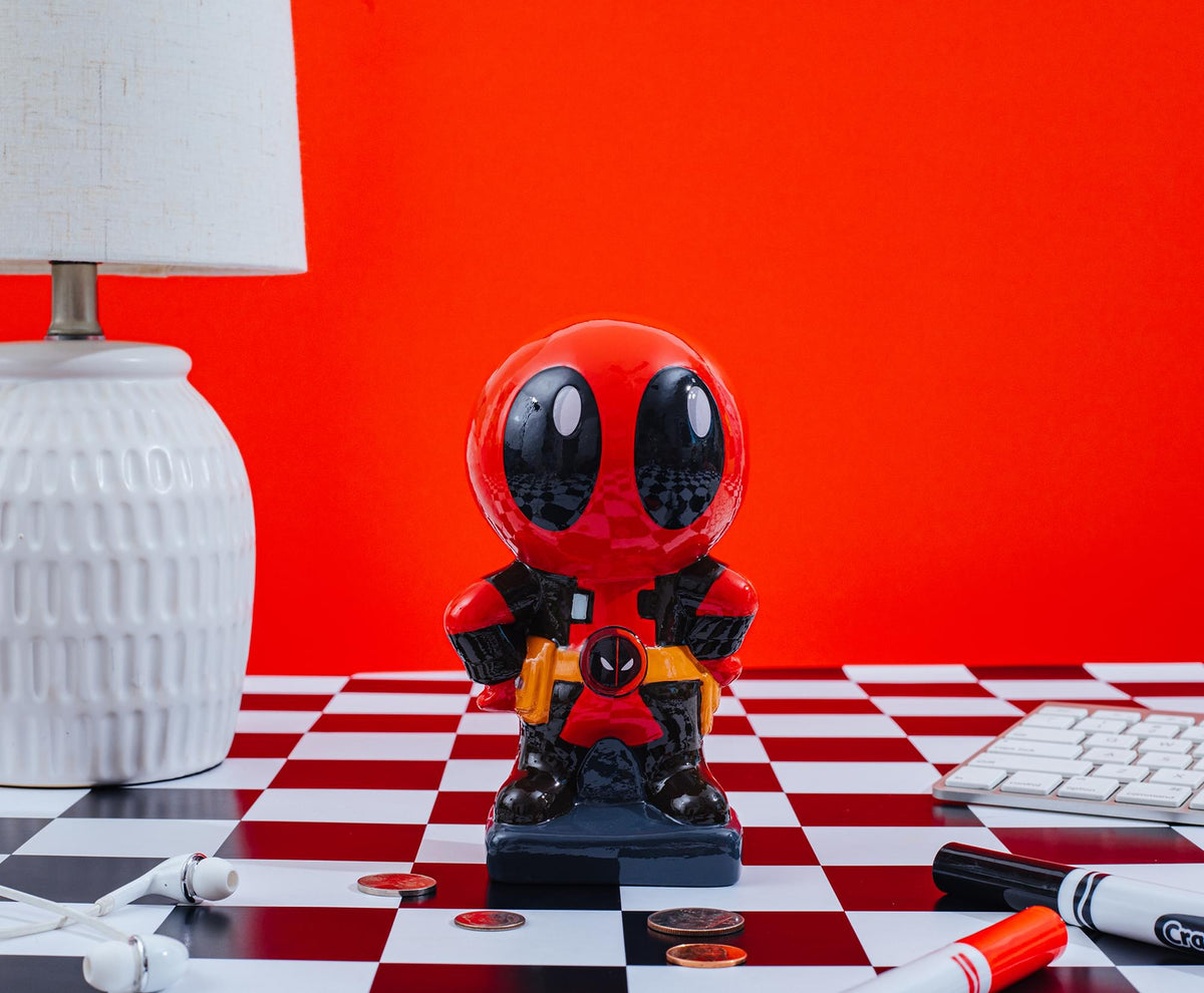 Marvel Deadpool Chibi 9-Inch Ceramic Money Bank