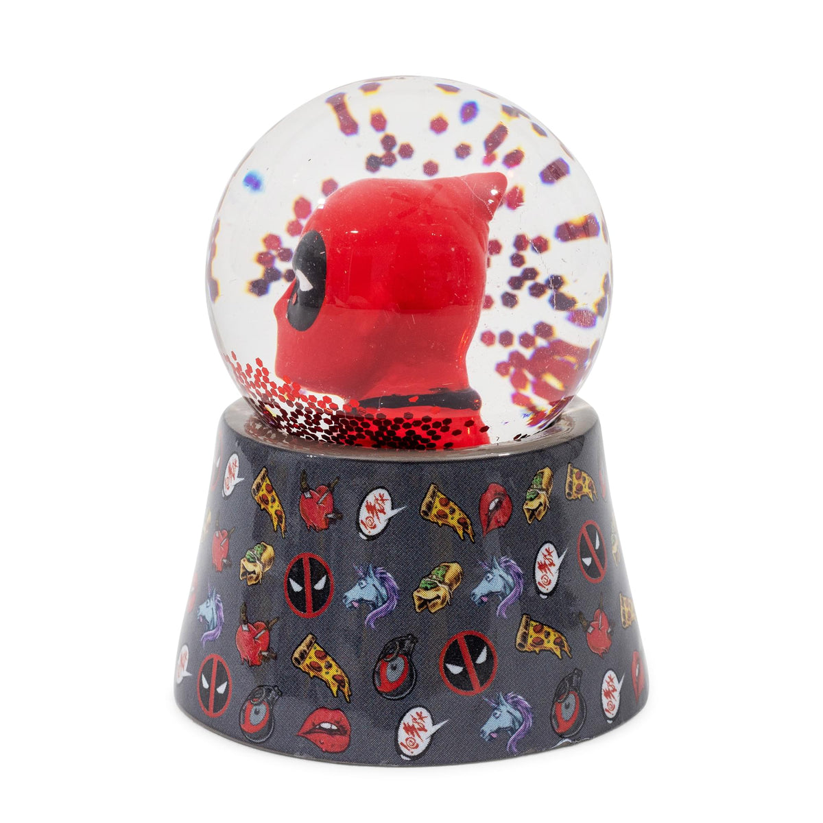 Marvel Deadpool 3-Inch Mini Light-Up Snow Globe