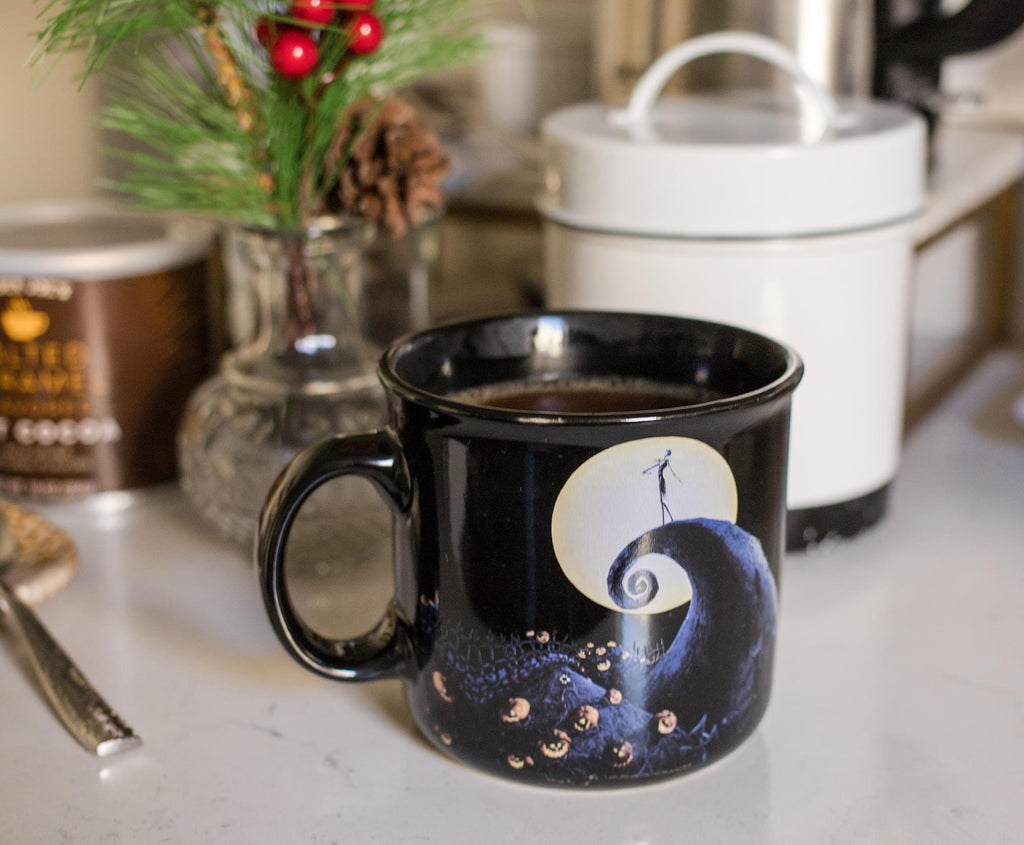 The Nightmare Before Christmas Jack Skellington Camper Mug | Holds 20 Ounces