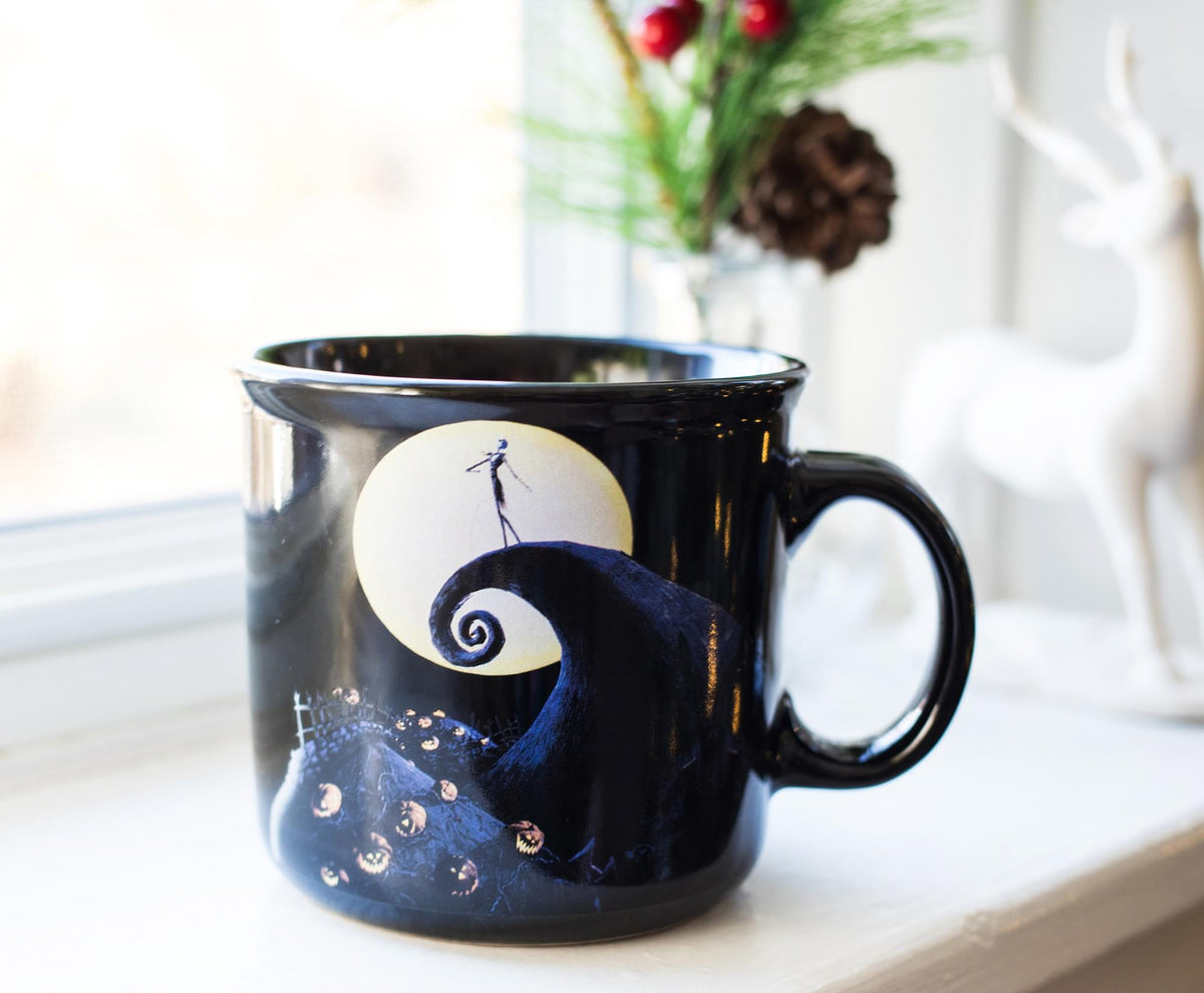 The Nightmare Before Christmas Jack Skellington Camper Mug | Holds 20 Ounces