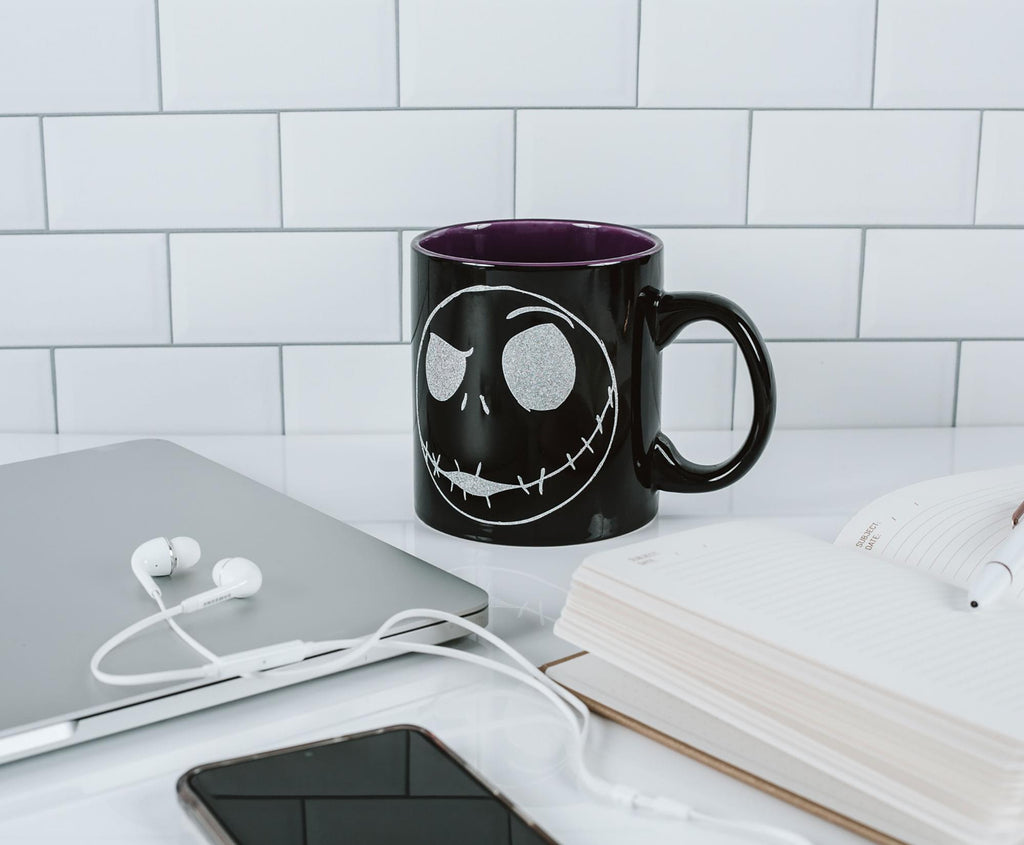 The Nightmare Before Christmas Jack Skellington Ceramic Mug | Holds 20 Ounces