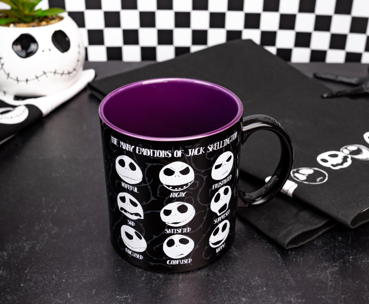 Disney The Nightmare Before Christmas Jack Emotions 20-Ounce Ceramic Mug