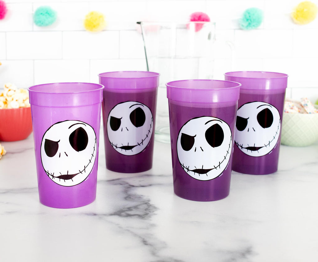 Disney The Nightmare Before Christmas Jack Color-Changing Cups | Set of 4