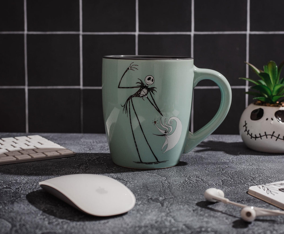 Disney Nightmare Before Christmas Jack Skellington "Looking Good" Ceramic Mug
