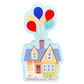 Disney Pixar Up House Glitter Die-Cut Wall Sign | 8 x 4 Inches