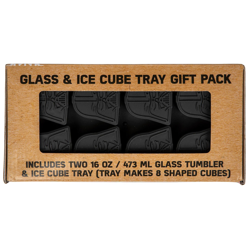 Star Wars Darth Vader Holiday Pint Glass Gift Set With Ice Cube Tray