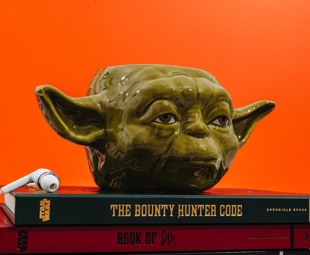 Star Wars Yoda Sculpted Ceramic Mug | Holds 24 Ounces