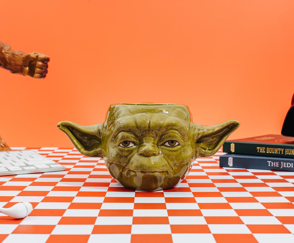 Star Wars Yoda Sculpted Ceramic Mug | Holds 24 Ounces