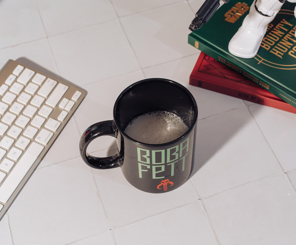 Star Wars: The Mandalorian Boba Fett Ceramic Mug | Holds 20 Ounces