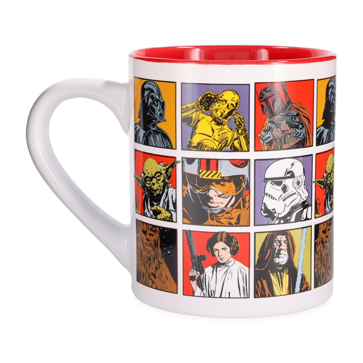 Star Wars: A New Hope Episode 4 Character Grid Ceramic Mug | Holds 14 Ounces