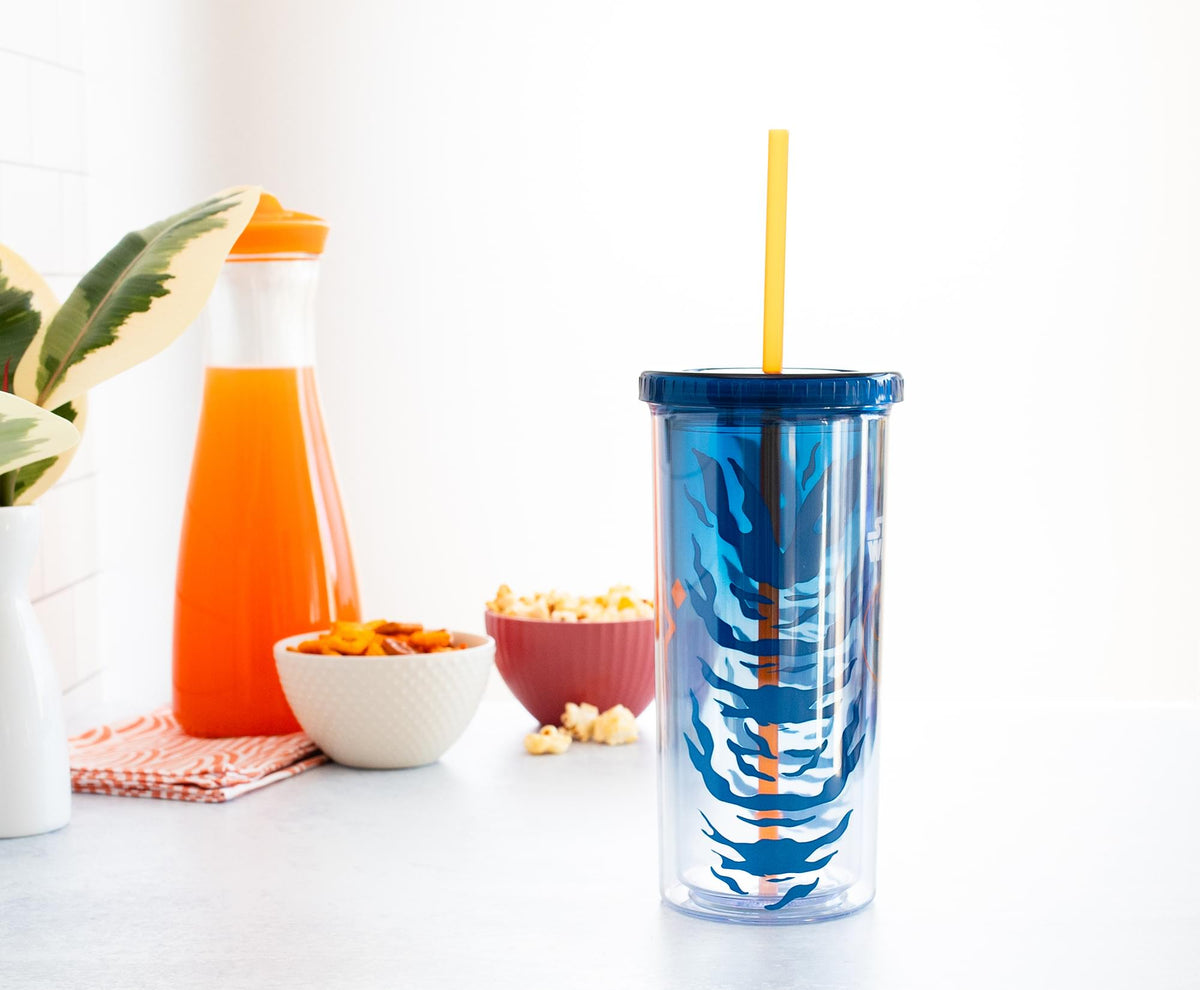 Star Wars Ahsoka Tano Carnival Cup With Lid and Straw | Holds 20 Ounces