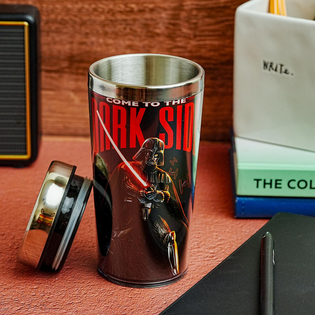 Star Wars Darth Vader "Come to the Dark Side" 16oz Steel Travel Mug