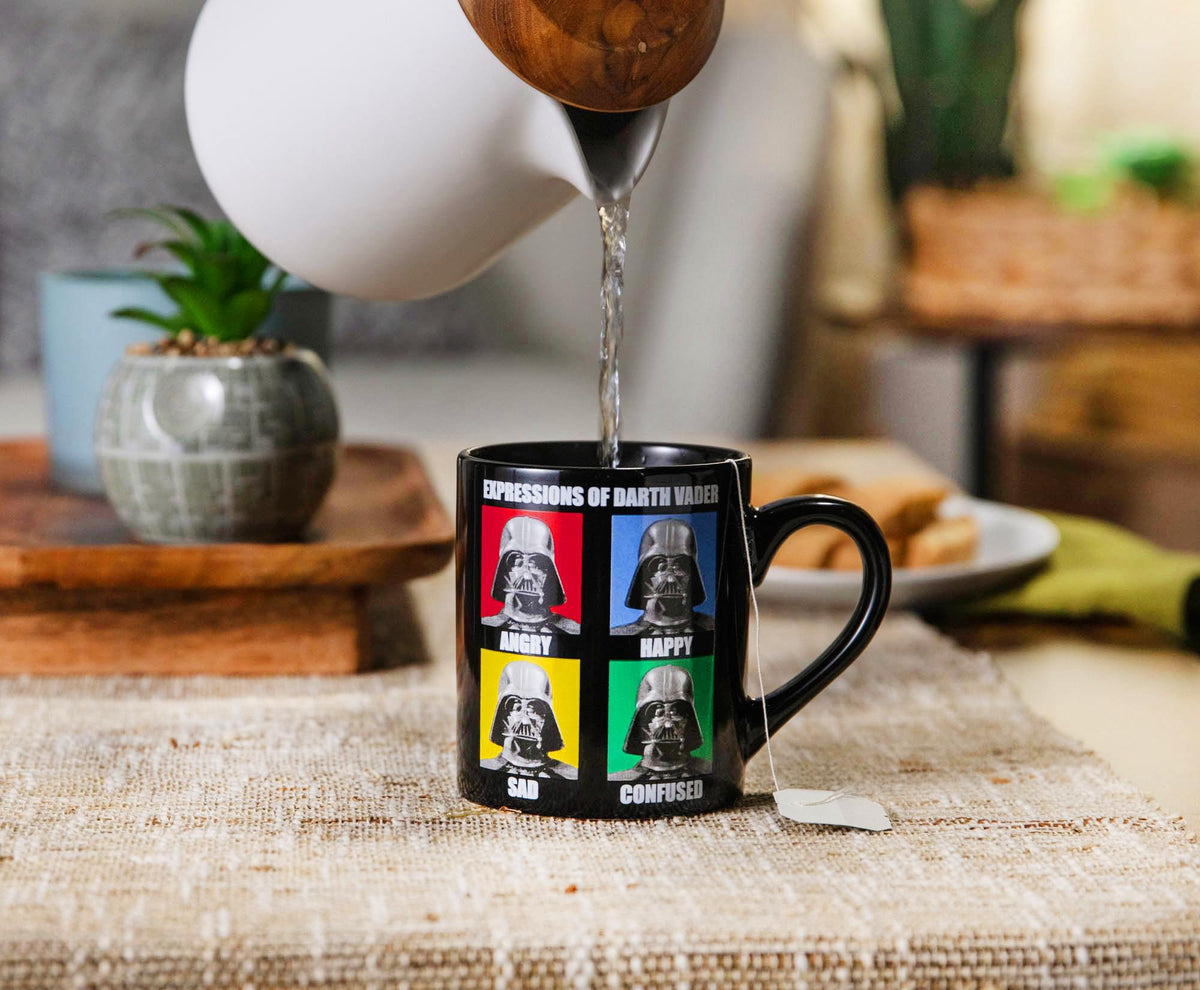 Star Wars Darth Vader Expressions Ceramic Mug | Holds 14 Ounces