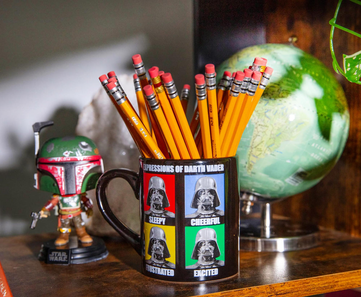 Star Wars Darth Vader Expressions Ceramic Mug | Holds 14 Ounces