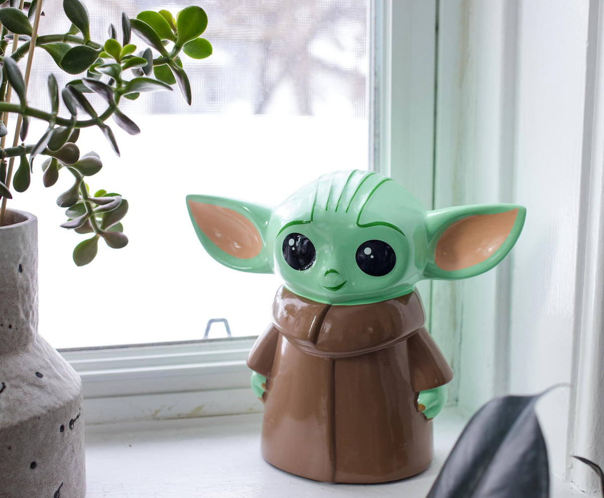 Star Wars: The Mandalorian, Grogu "The Child" Ceramic Figural Bank | 8 Inches