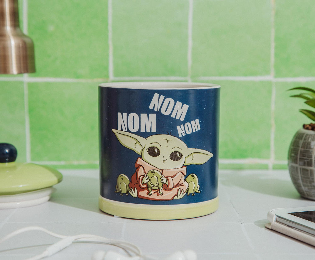 Star Wars: The Mandalorian Grogu "Nom Nom Nom" Frogs Ceramic Cookie Jar