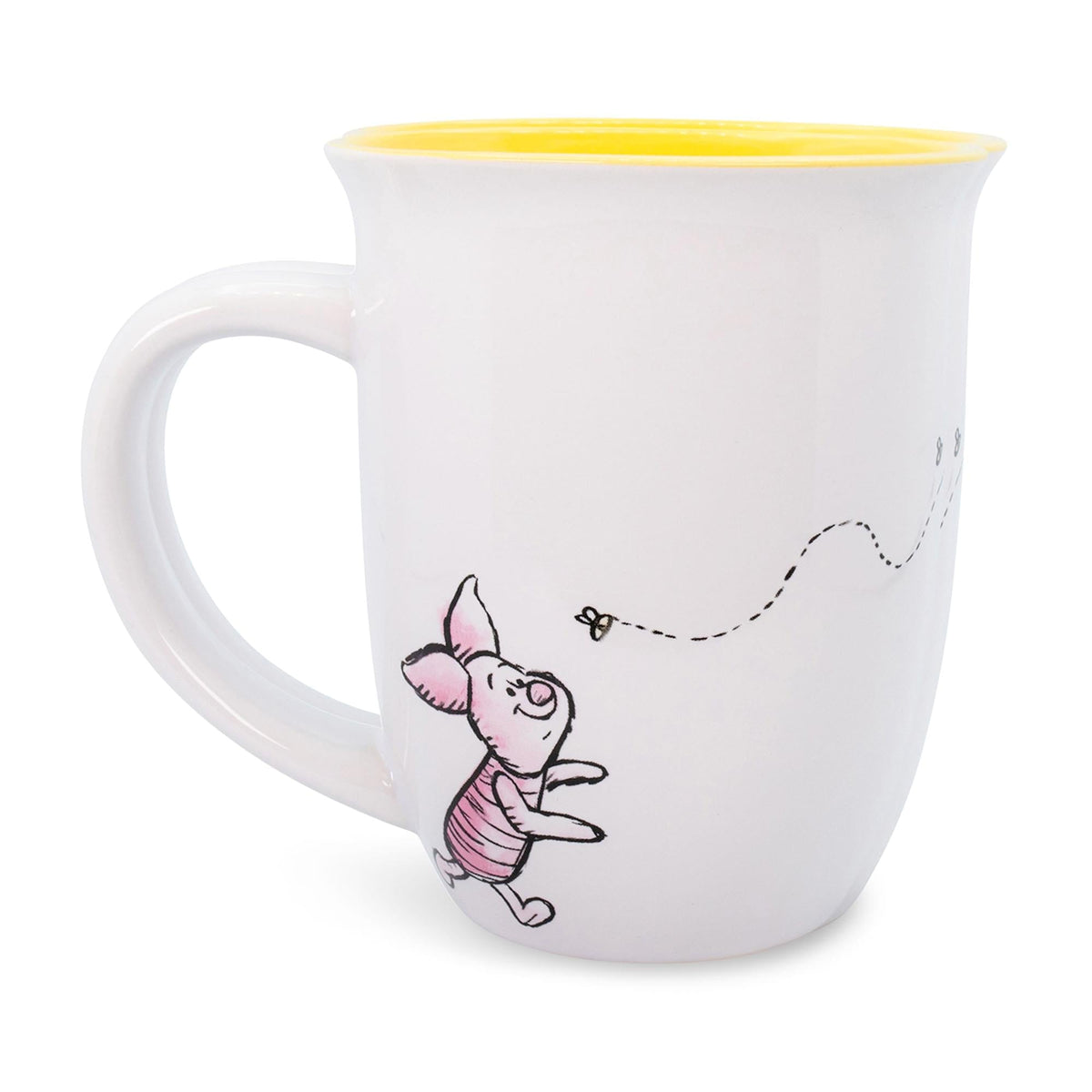 Disney Winnie the Pooh Hunny Wide Rim Ceramic Coffee Mug | Holds 16 Ounces
