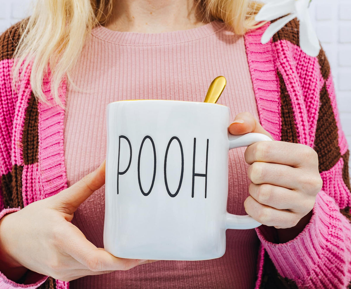 Disney Winnie the Pooh Ceramic Pottery Mug | Holds 25 Ounces