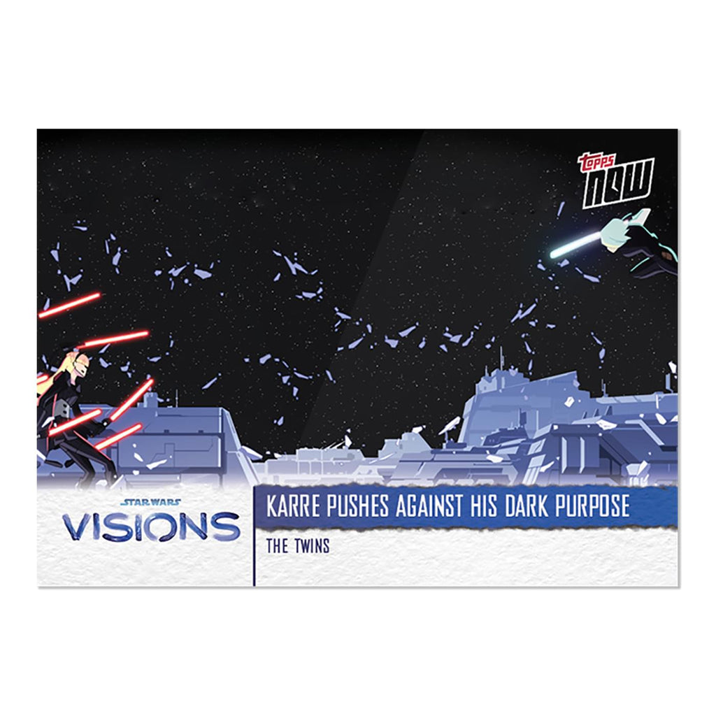 Star Wars Visions 2021 TOPPS NOW 5-Card Pack | The Twins