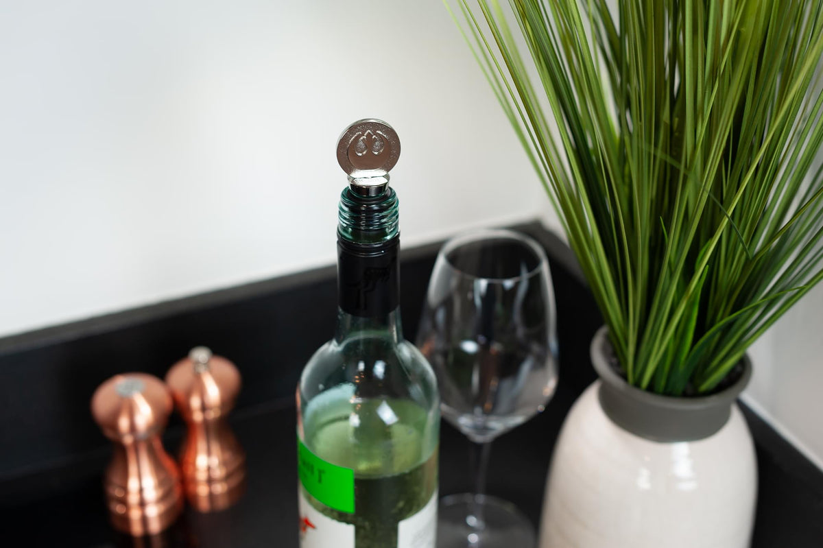 Star Wars The Last Jedi Metal Bottle Stopper - Rebel Symbol