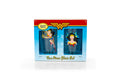 DC Wonder Woman Pint Glass Set | Two Action Packed 16-Ounce Cups | Set Of 2