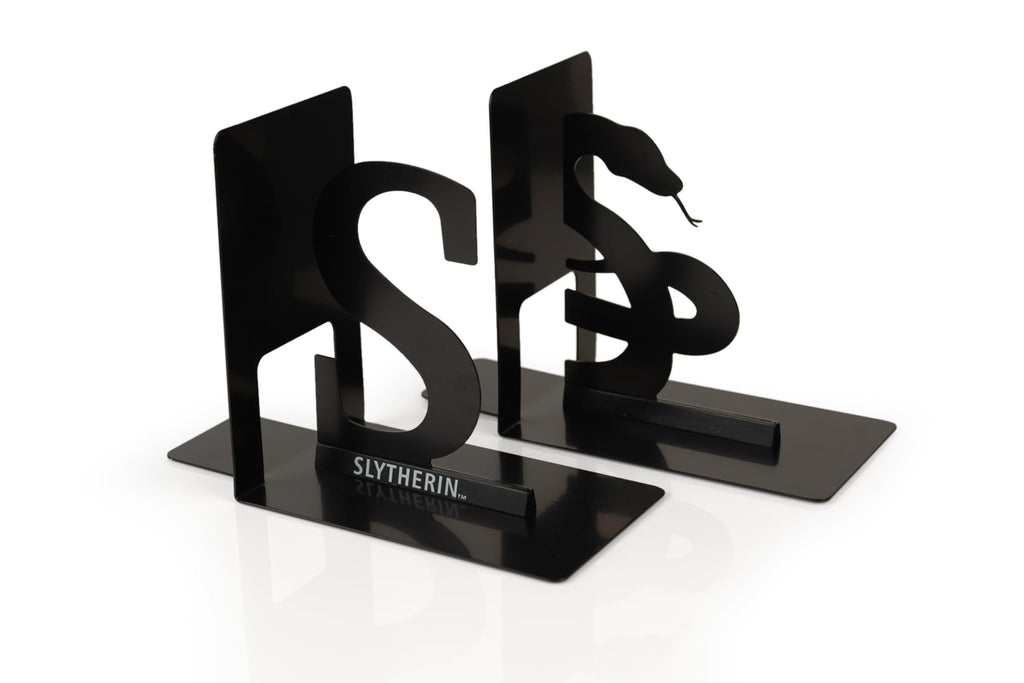 Harry Potter Metal Bookends | House Slytherin Design