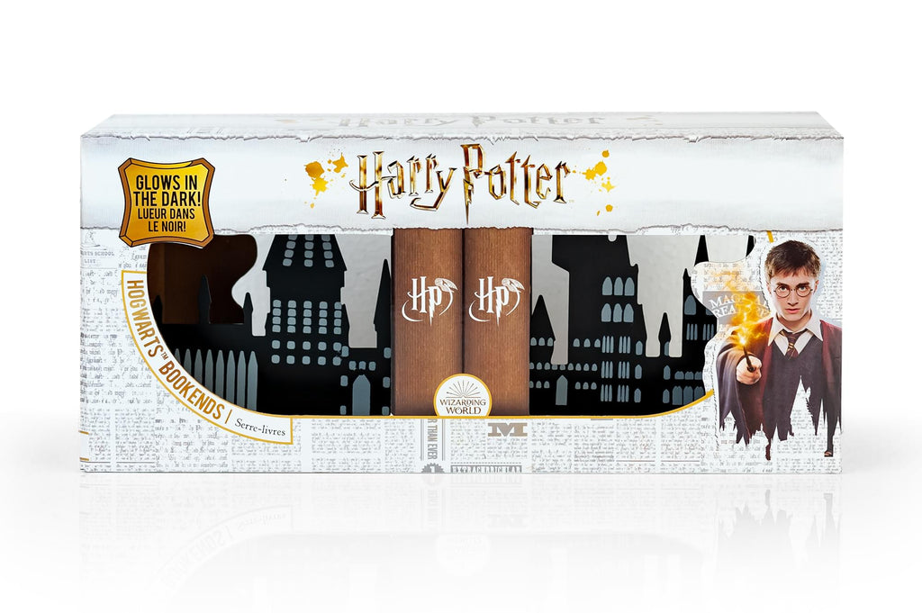 Harry Potter Hogwarts Castle Metal Bookends | Glow In The Dark Castle Design