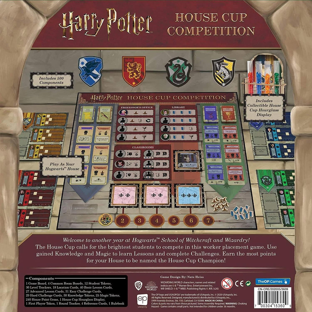 Harry Potter House Cup Competition Board Game