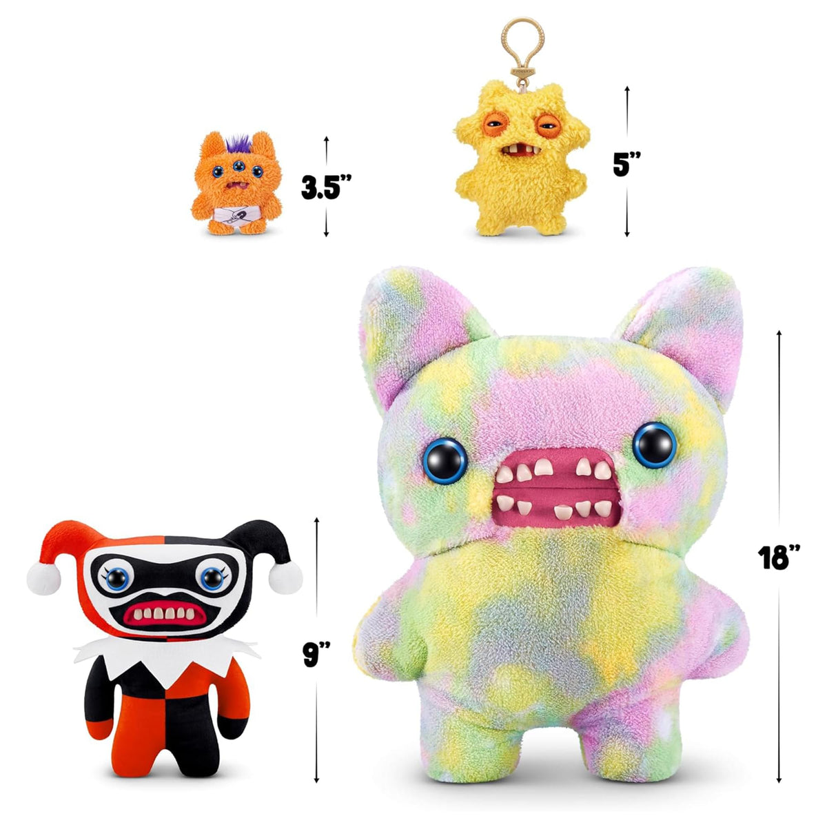 DC x Fuggler 9 Inch Collector Plush | Harley Quinn