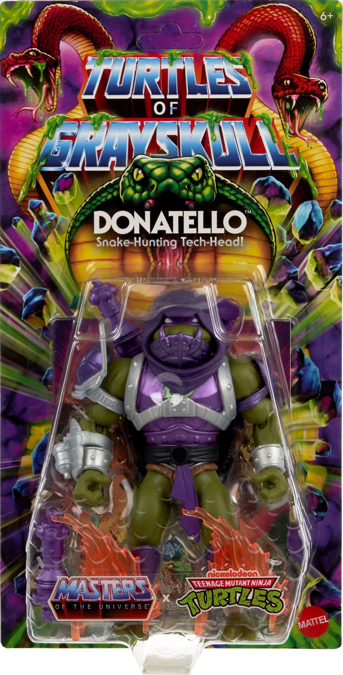 MOTU Turtles of Grayskull Donatello Action Figure